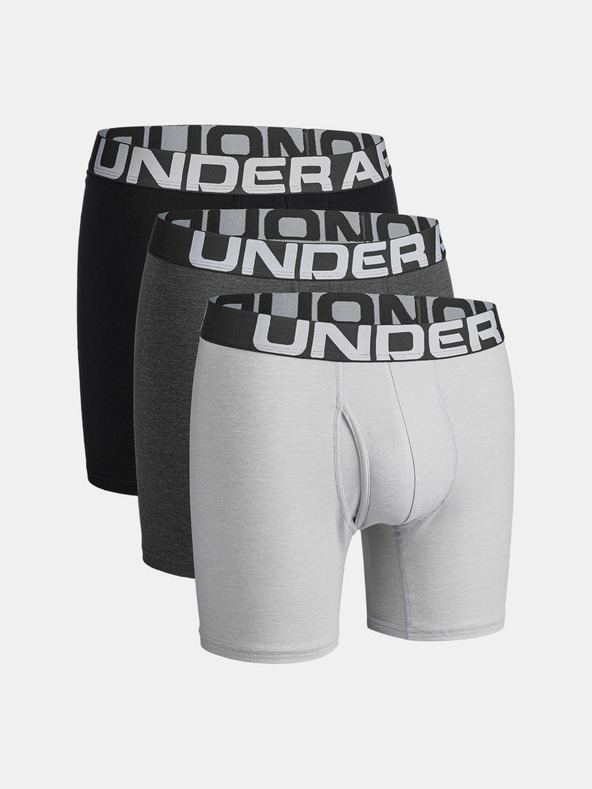Under Armour Moške boksarice Under Armour Charged Cotton 6in 3 Pack