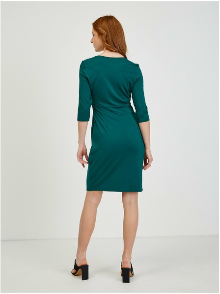 Orsay Petrolejsko zelena ženska oprijeta obleka ORSAY