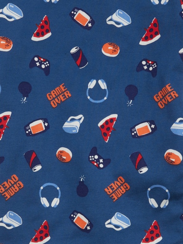 GAP Otroška vzorčasta pižama GAP