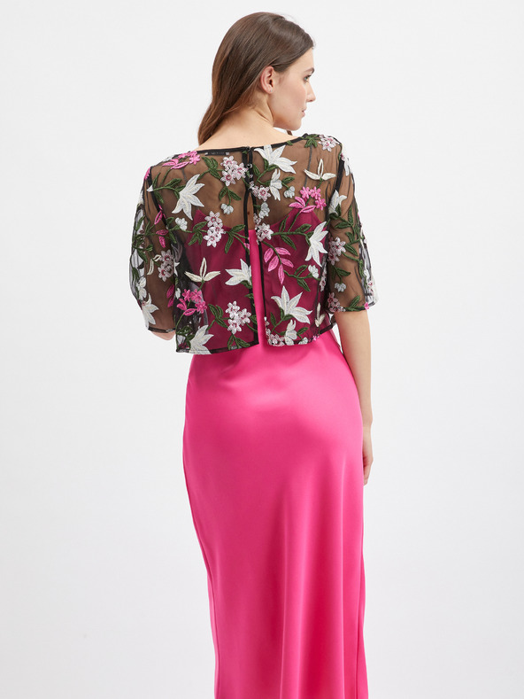 Orsay Črna ženska cvetlična bluza ORSAY