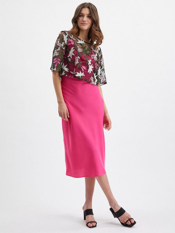 Orsay Črna ženska cvetlična bluza ORSAY