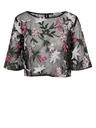Orsay Črna ženska cvetlična bluza ORSAY