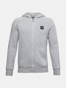 Under Armour Deški pulover Under Armour UA RIVAL FLEECE FZ HOODIE-BLK