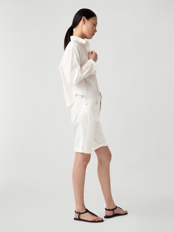 GAP Džínsové šortky mid rise GAP