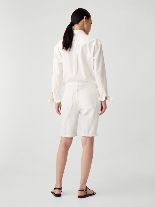 GAP Džínsové šortky mid rise GAP