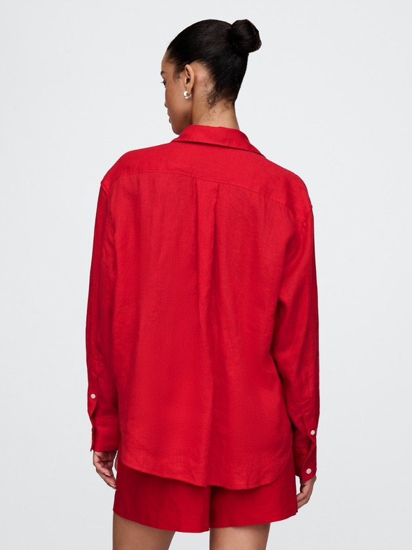 GAP Platnena majica prevelikega formata Velika majica GAP