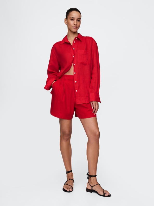 GAP Platnena majica prevelikega formata Velika majica GAP