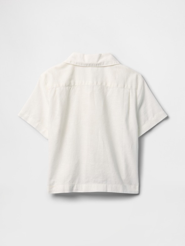 GAP Otroška platnena majica Gap