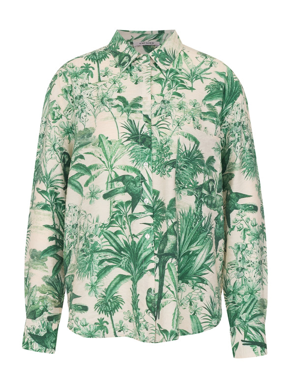 Orsay Zeleno-bež ženska srajca ORSAY