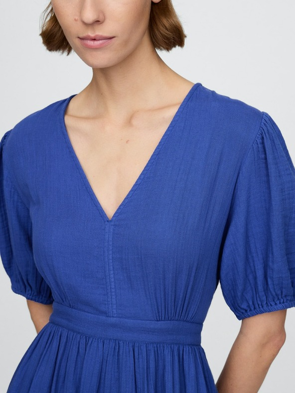 GAP Mušelinaste midi obleke GAP