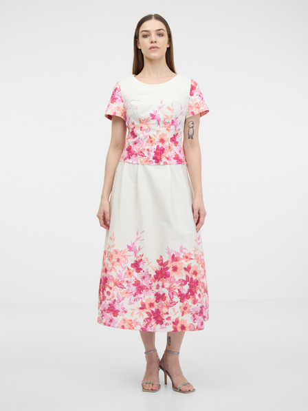 Orsay Rožnata ženska cvetlična bluza ORSAY