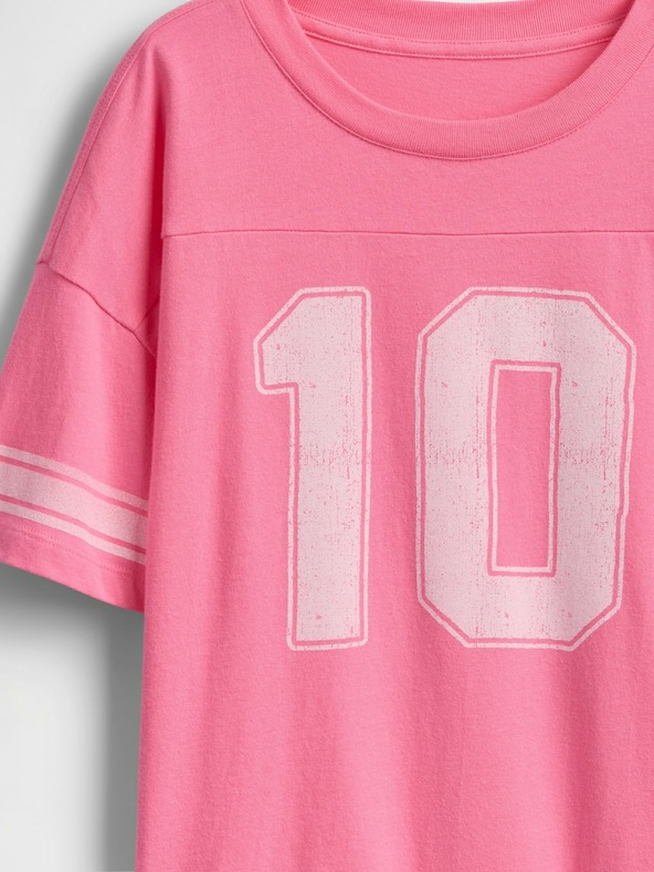 GAP Otroška oversized majica Varsity GAP