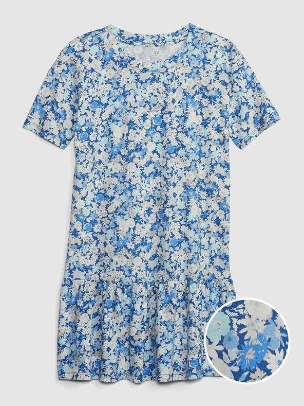 GAP Otroška cvetlična obleka GAP