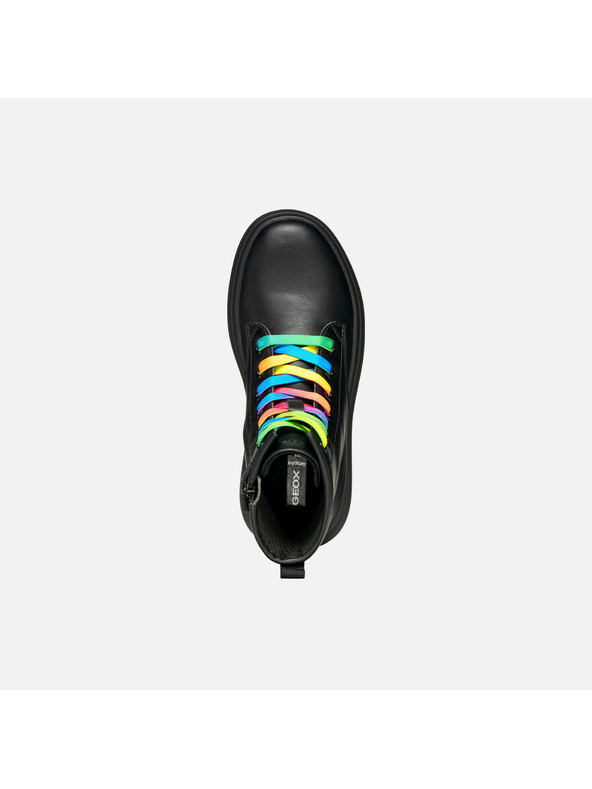 Geox Črni dekliški gležnjarji Geox Phaolae