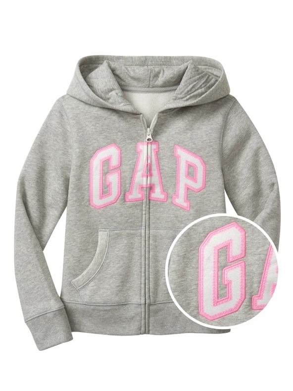 GAP Otroška jopa Gap logo zadrga GAP