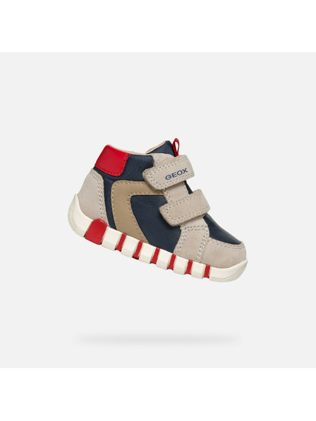 Geox Temno modri dečki čevlji za prve korake Geox Iupidoo Boy