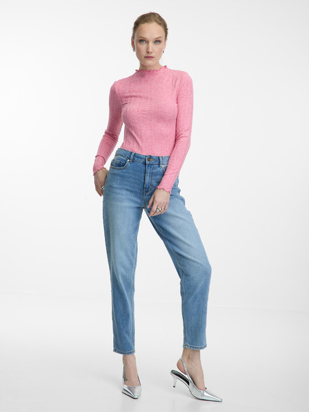 Orsay Roza ženska majica z ovratnikom ORSAY