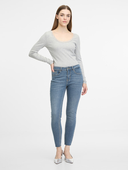 Orsay Krem ženska majica z dolgimi rokavi ORSAY