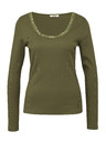 Orsay Kaki ženska majica z dolgimi rokavi ORSAY