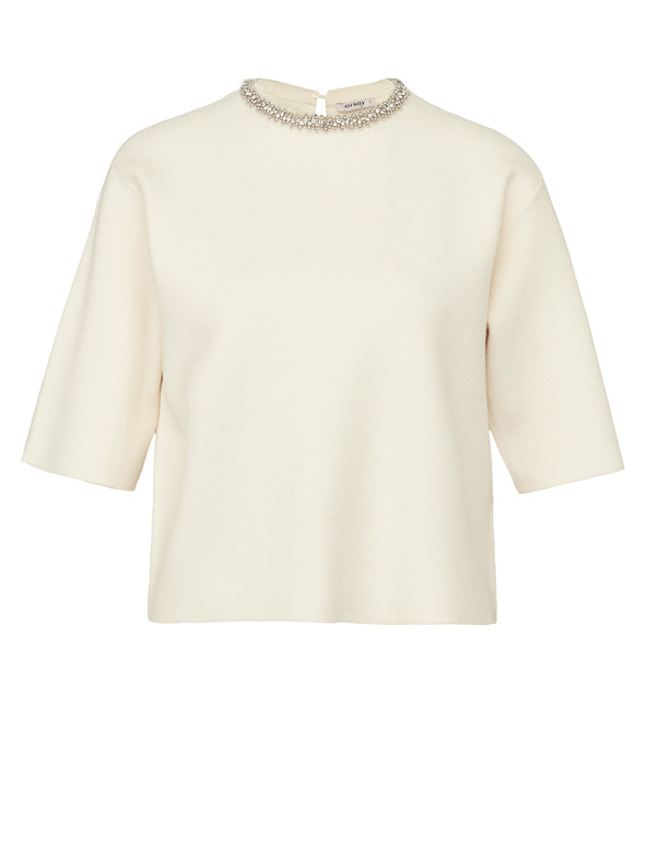 Orsay Kremna ženska bluza s kratkimi rokavi ORSAY