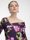 Orsay Vijolična ženska bluza s cvetličnim vzorcem ORSAY