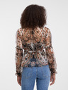 Orsay Rjava ženska vzorčasta bluza ORSAY