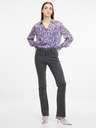 Orsay Vijolična ženska bluza z ovratnikom ORSAY