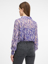 Orsay Vijolična ženska bluza z ovratnikom ORSAY