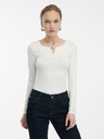 Orsay Kremna ženska majica z dolgimi rokavi ORSAY