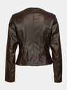 Orsay Temno rjava ženska usnjena jakna ORSAY