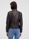 Orsay Temno rjava ženska usnjena jakna ORSAY