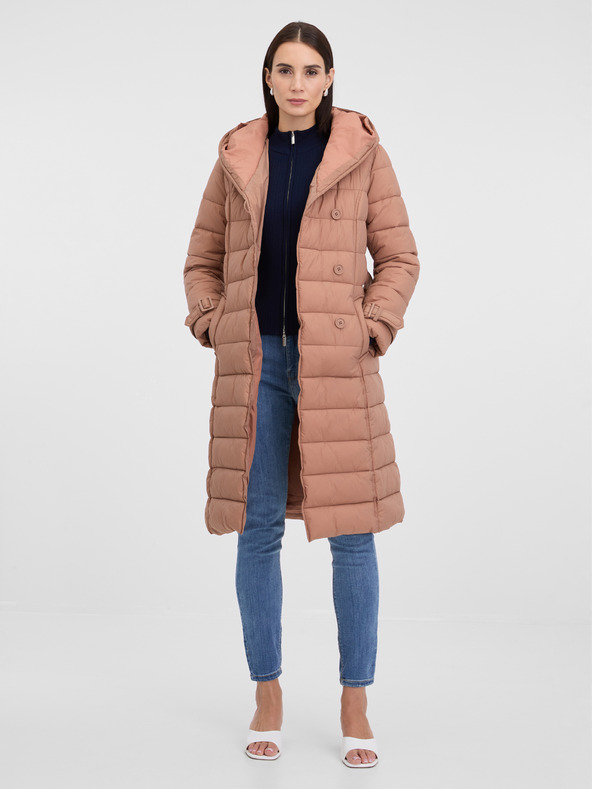 Orsay Bež ženski prešit plašč ORSAY