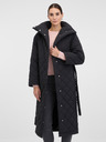 Orsay Črni ženski prešiti plašč ORSAY