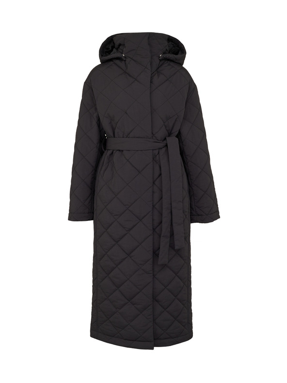 Orsay Črni ženski prešiti plašč ORSAY