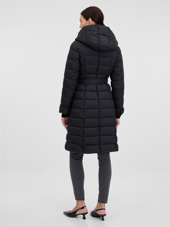 Orsay Črni ženski prešiti plašč ORSAY