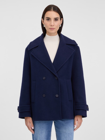 Orsay Temno moder ženski kratek plašč ORSAY