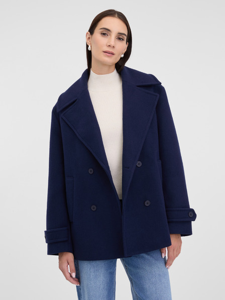 Orsay Temno moder ženski kratek plašč ORSAY