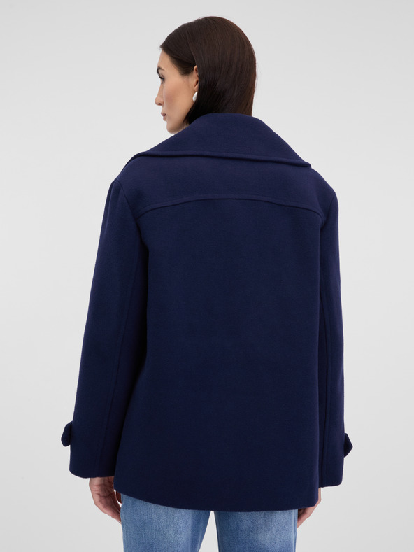 Orsay Temno moder ženski kratek plašč ORSAY