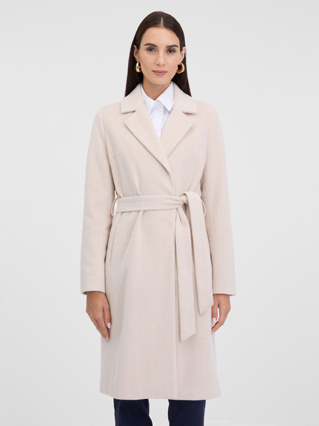 Orsay Krem ženski plašč ORSAY