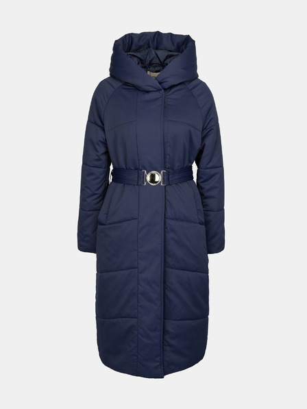 Orsay Tmavemodrý dámsky prešívaný kabát ORSAY