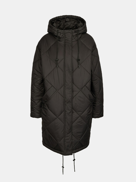 Orsay Črni ženski prešiti plašč ORSAY