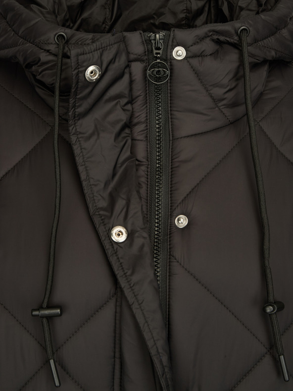 Orsay Črni ženski prešiti plašč ORSAY