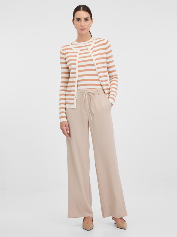 Orsay Krem ženske hlače ORSAY