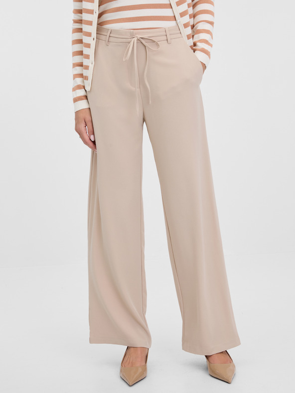 Orsay Krem ženske hlače ORSAY