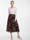 Orsay Vijolično žensko midi krilo s cvetličnim vzorcem ORSAY