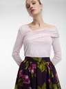 Orsay Vijolično žensko midi krilo s cvetličnim vzorcem ORSAY