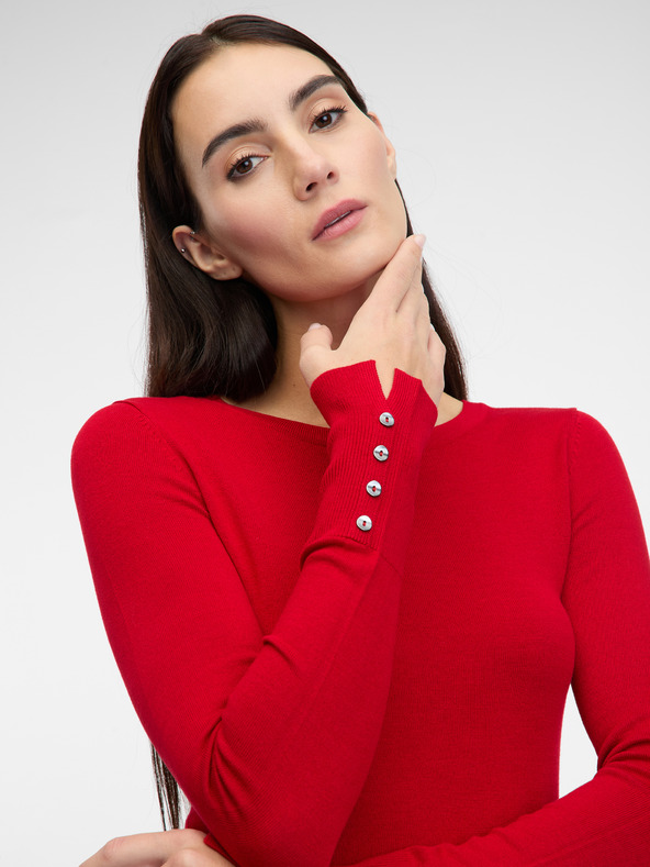 Orsay Rdeč ženski pulover ORSAY