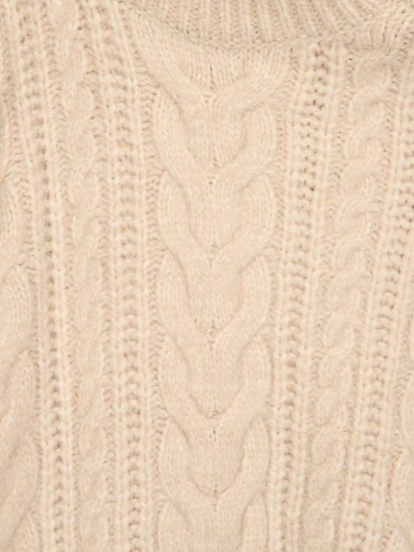 Orsay Bež ženski pulover z ovratnikom ORSAY