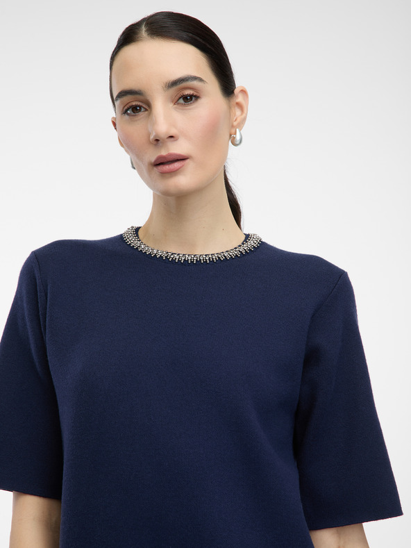 Orsay Temno modre ženske mini obleke ORSAY