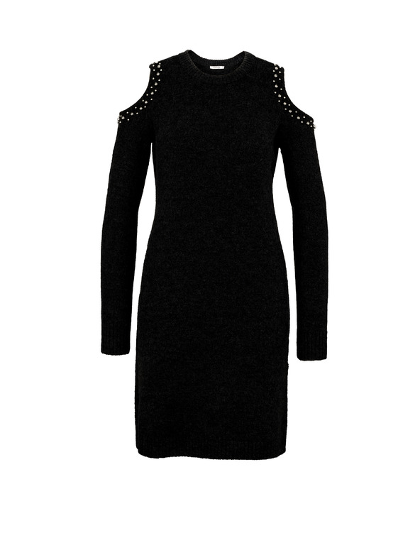 Orsay Črna ženska pulover obleka ORSAY